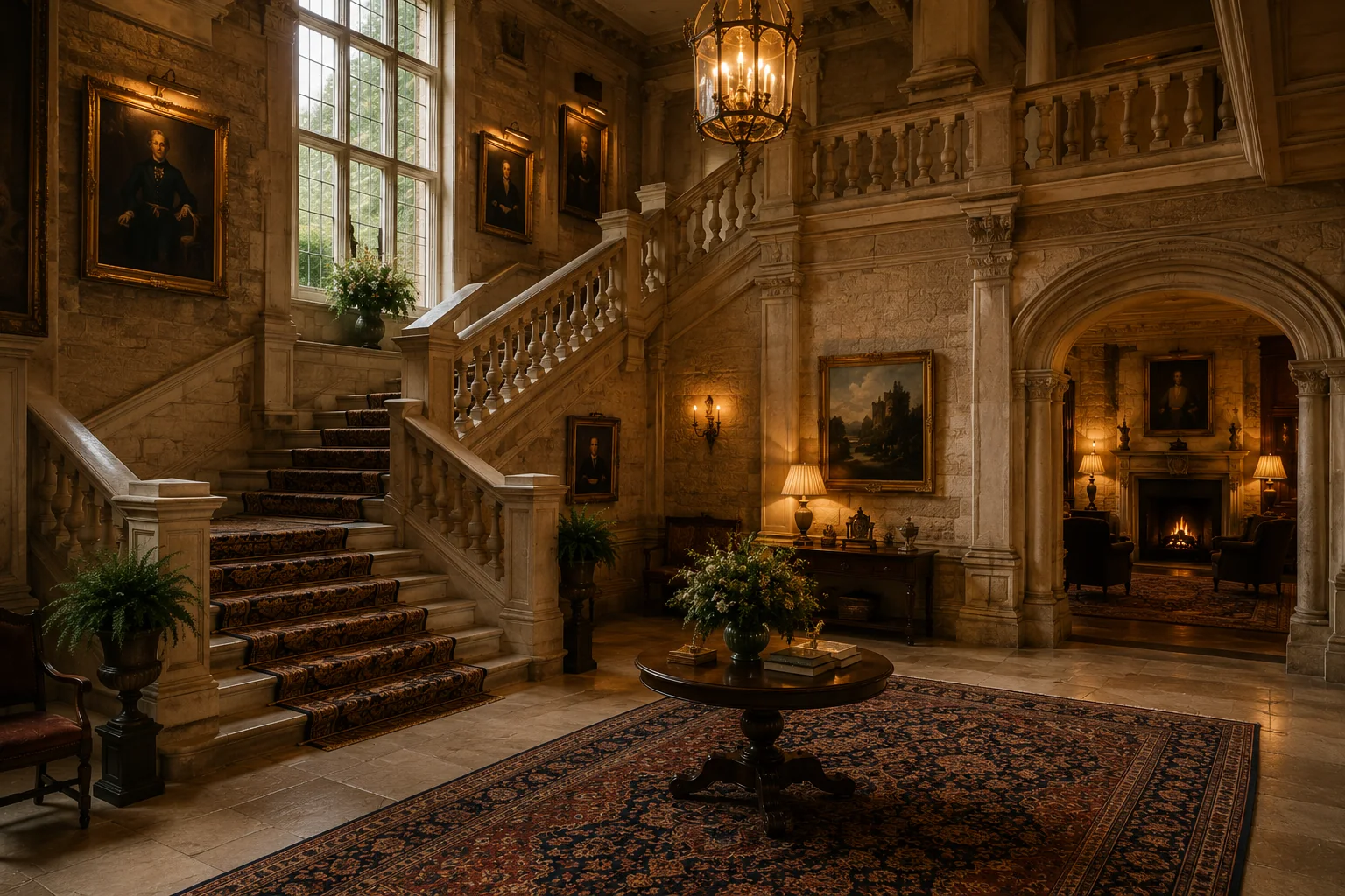 Restored English countryside estate