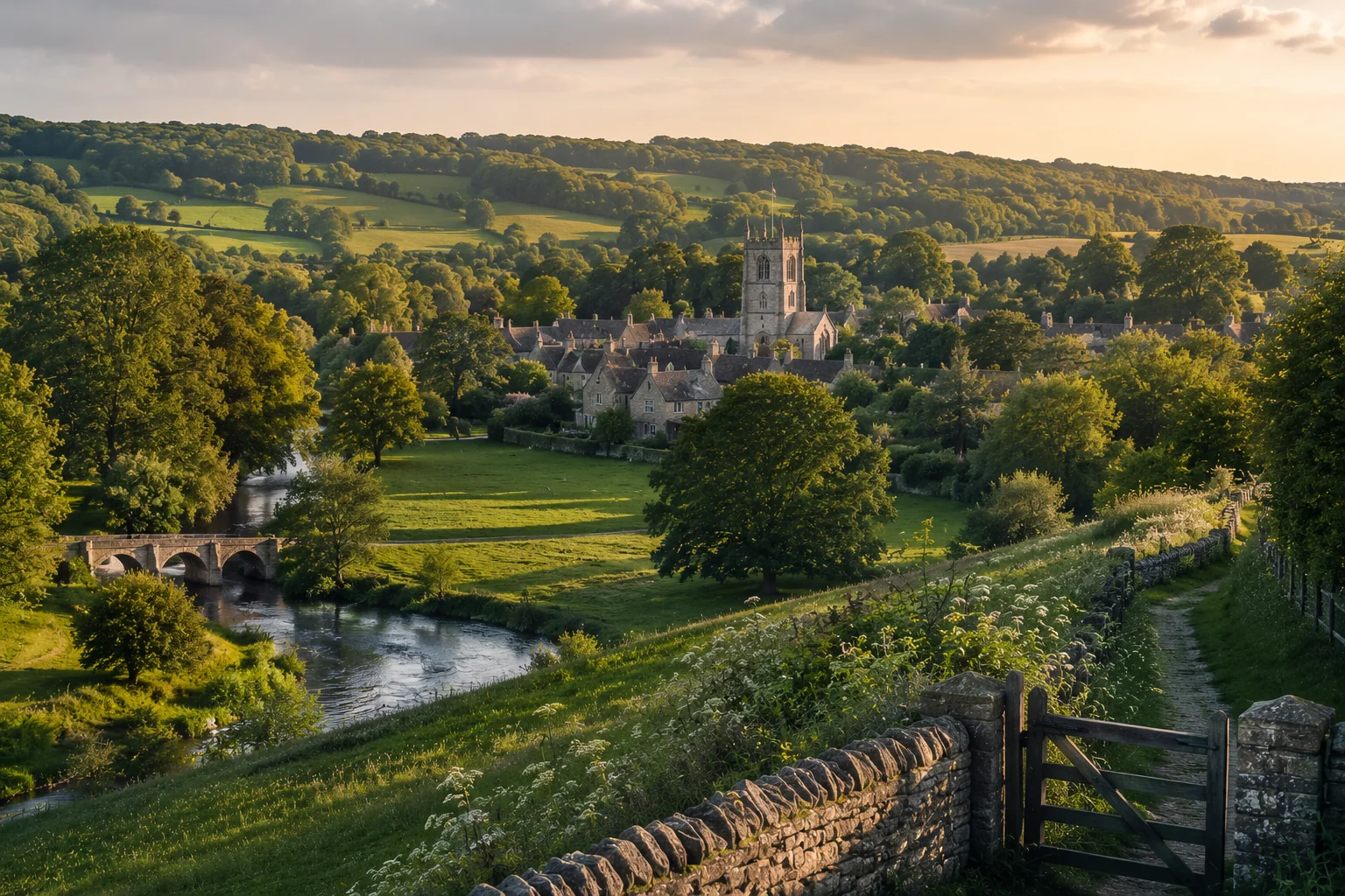 Countryside location near London